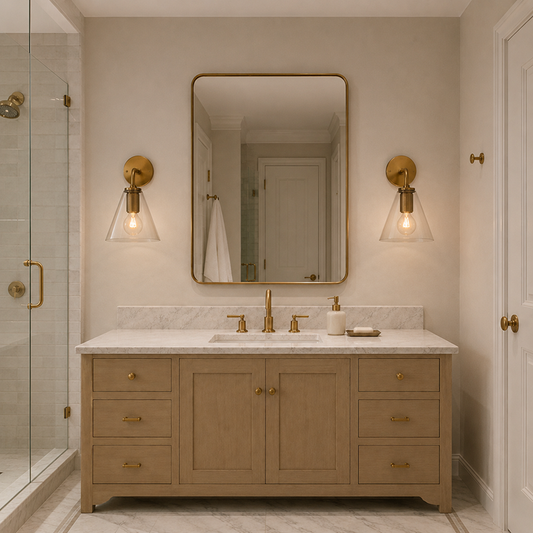 Utilitaire Glass Wall Sconce