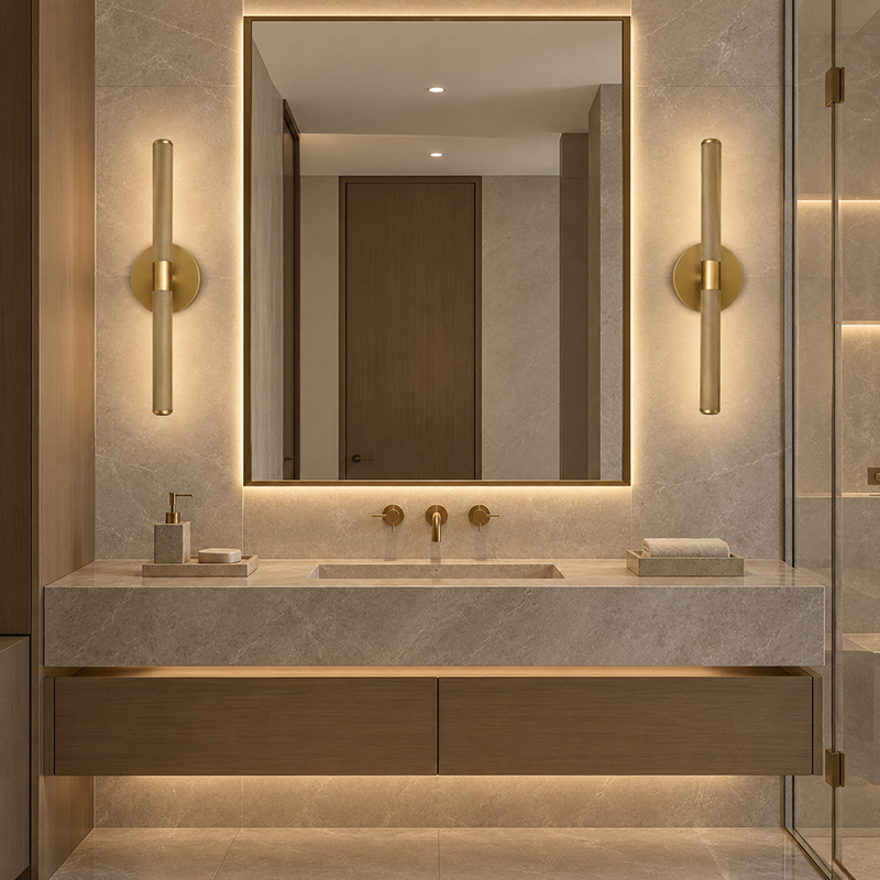 Brass Wall Sconce
