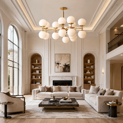 Luxury Glass Globe Chandelier