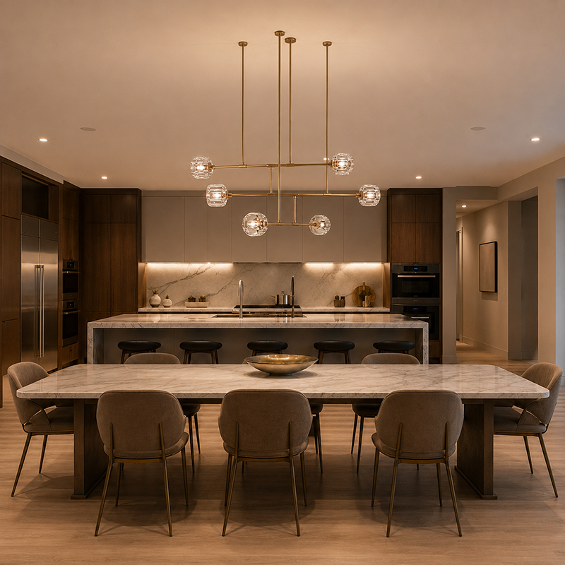 Demaret Modern Round Chandelier