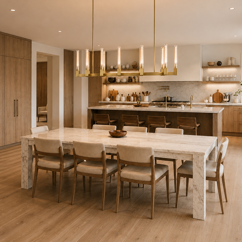 Modern Glass Linear Ceiling Light