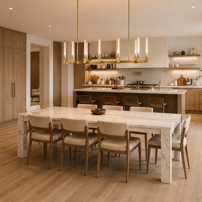 Modern Glass Linear Ceiling Light