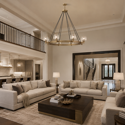 Demaret Modern Round Chandelier