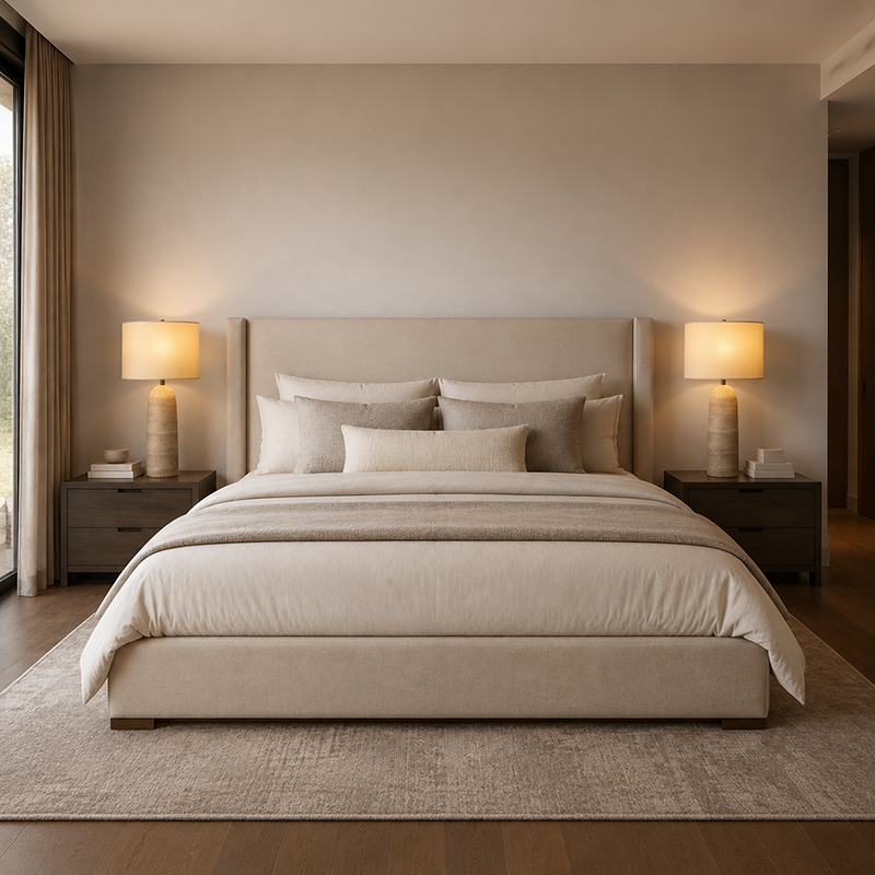 Sarezzo Tapered Stone Table Lamp