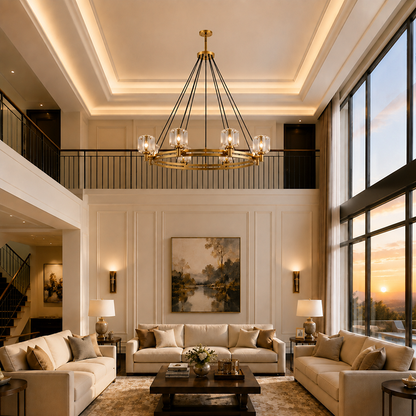 Demaret Modern Round Chandelier