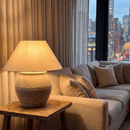 Terracotta Table Lamp