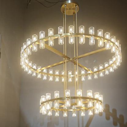 Arcachon Two-Tier Round Chandelier